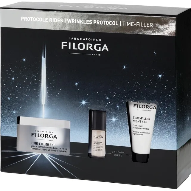 Набір Filorga (Філорга) Time-Filler 5ХР (Крем 50 мл+сироватка 5 мл+Крем нічний 14 мл)