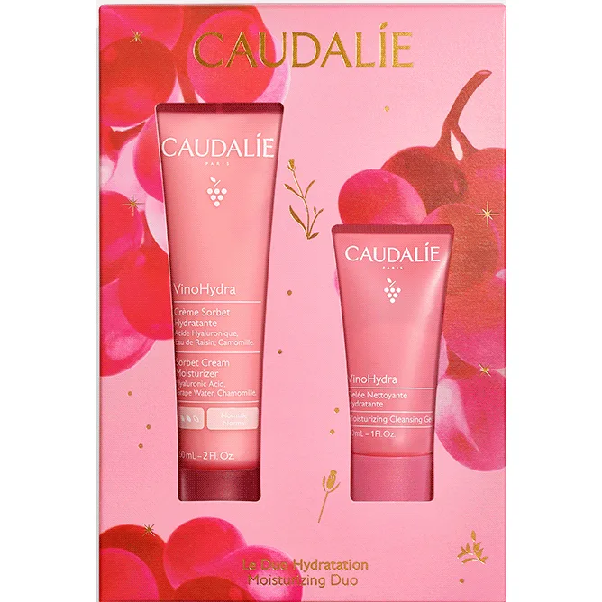 Набір Caudalie (Кодалі) Vinohydra Sorbet Cream (Крем-сорбет зволожуючий 60 мл+Гель зволожуючий для вмивання 30 мл)