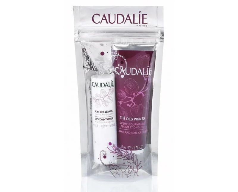 Набір Caudalie (Кодалі) Thе des Vignes (Крем для рук 30 мл+Кондиціонер для губ зволожуючий 4,5 г)