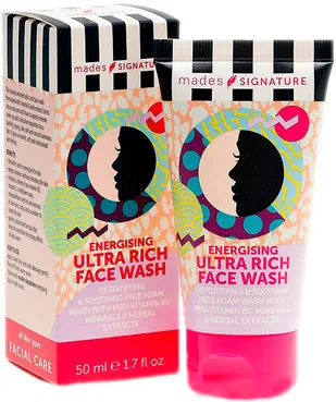 Пінка для вмивання обличчя Mades Cosmetics Signature Energising Ultra Rich Face Wash