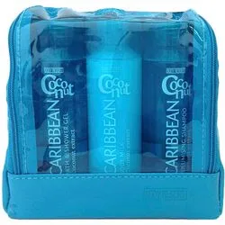 Набір "Карибський кокос" Mades Cosmetics Body Resort Caribbean Coconut Travel Kit (sh/gel/100ml + b/milk/100ml + shm/100ml)