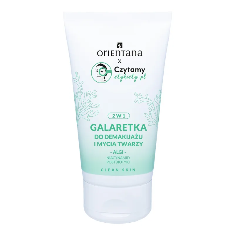 Orientana x Czytamy Etykiety.pl гель для зняття макіяжу та вмивання обличчя 2 в 1 125 мл