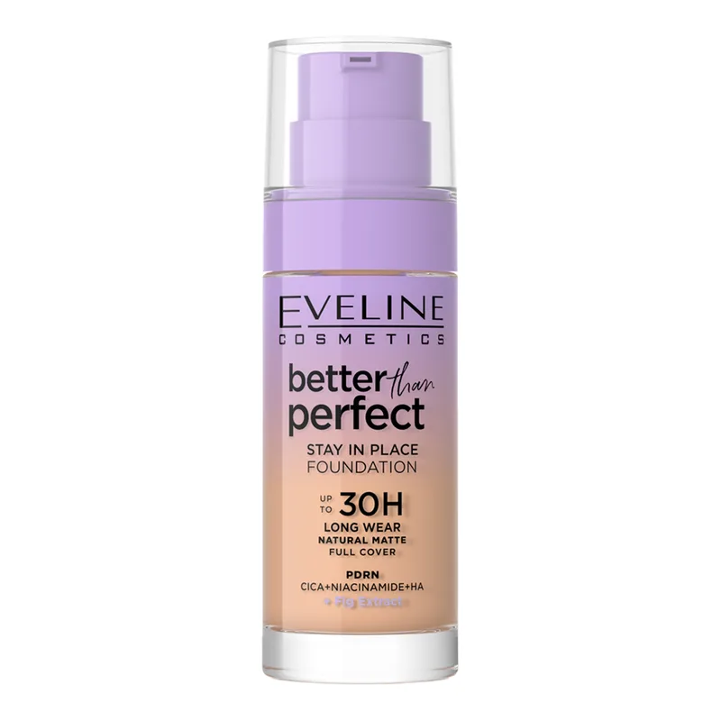 Eveline Better Than Perfect Stay in Place стійкий тональний крем, що застигає, 05 Tan Beige, 30 мл