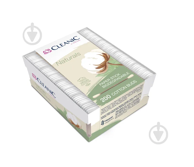 Ватні палички Cleanic Naturals 200 шт. (коробка)