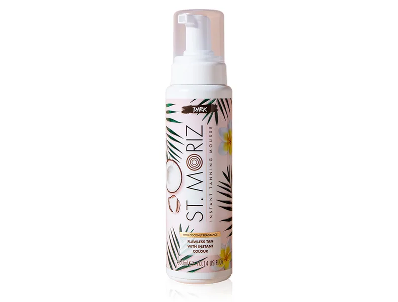 Мус для експрес-автозасмаги St. Moriz Coconut Instant Tanning Mousse Dark, 300мл