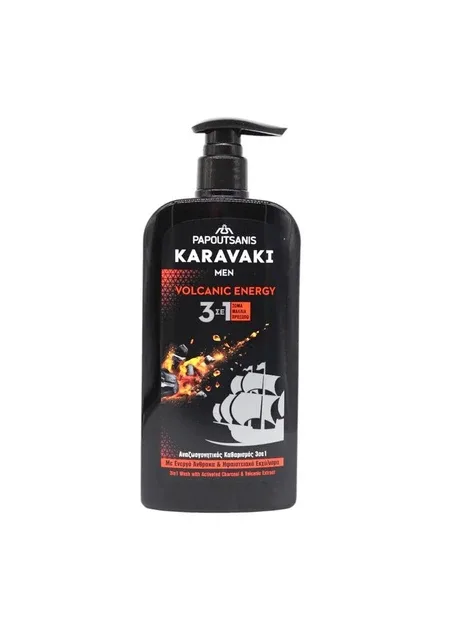 Men Гель для душу Vulcanic Enegy 550 мл Karavaki (329723517)