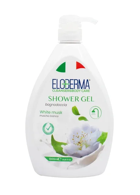 Гель для душу Білий Мускус 1000 мл Eloderma (259064360)