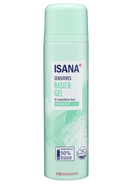 Гель для гоління жіночий Sensitives Aloe Vera 150 мл Isana (297074789)