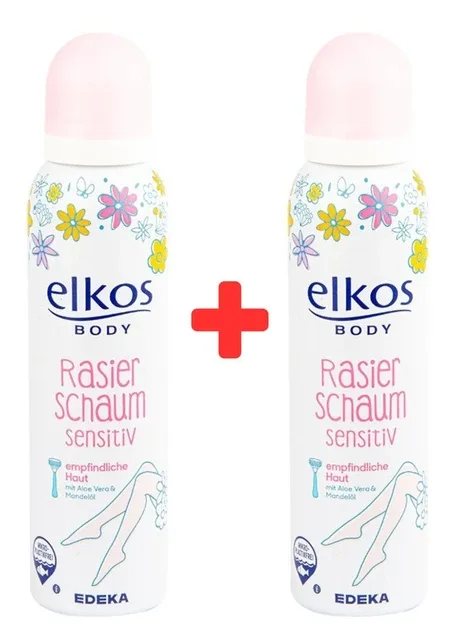 Піна для гоління жіноча Rasier Schaum Sensitiv 150 мл + 150 мл у подарунок Elkos (368774483)