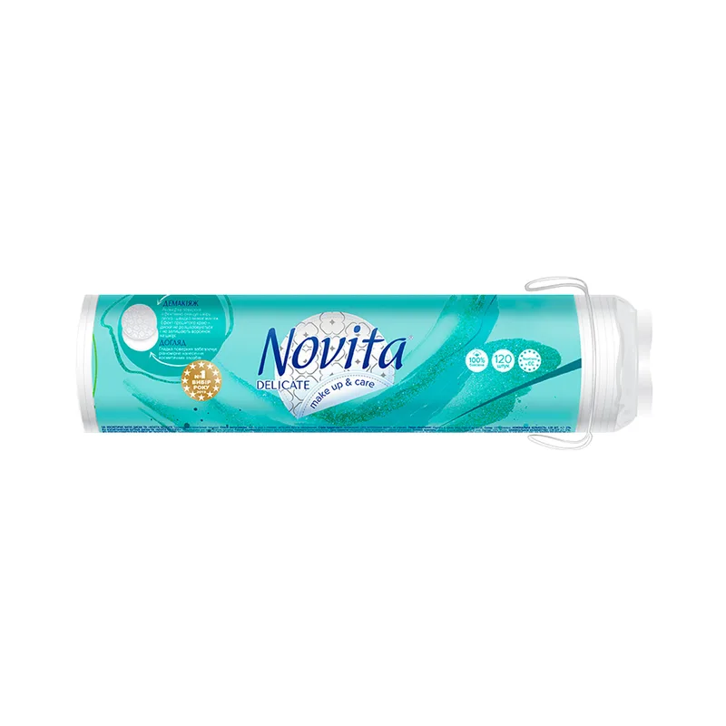 Ватні диски Novita Soft Мавка 120 шт.