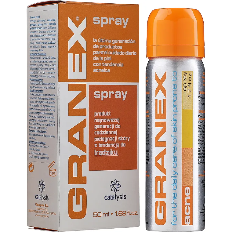 Granex (Гранекс) для догляду за проблемною шкірою обличчя спрей 50 мл