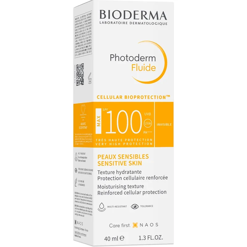 Флюїд Bioderma (Біодерма) Photoderm Fluide МАХ SPF 100 сонцезахисний для обличчя, 40 мл