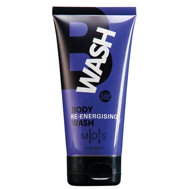 Гель для душу з активованим бамбуковим вугіллям Mades Cosmetics M|D|S For Men Body Re-Energising Wash Black