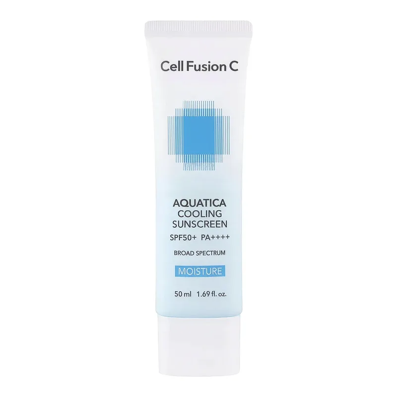 Cell Fusion C Aquatica SPF50+ PA++++ охолоджуюче-зволожуючий сонцезахисний крем 50 мл