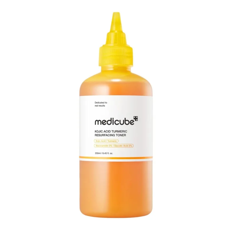 Medicube Kojic Acid Turmeric Resurfacing Toner освітлюючий тонік для обличчя з коїчною кислотою 250 мл