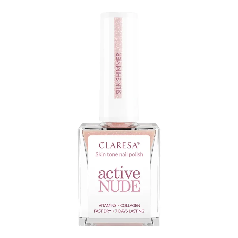 Claresa Active Nude класичний лак для нігтів Silk Shimmer, 9,5 мл