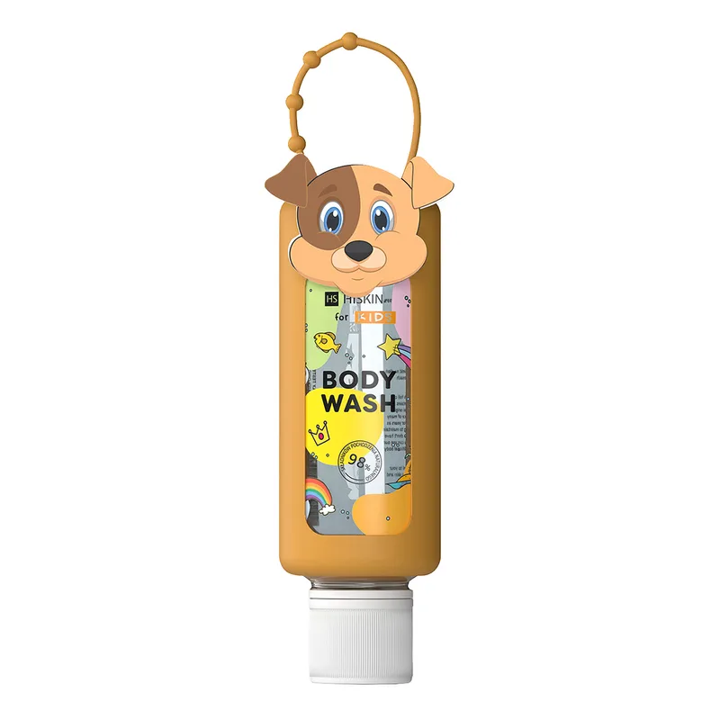 HiSkin For Kids Travel Size дитячий гель-піна для душу та ванни Собака 75 мл
