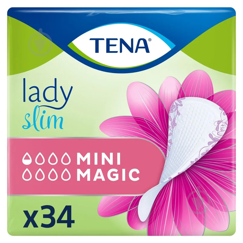 Урологічні прокладки Tena Lady Slim Mini Magic 34 шт. (7322540894714)