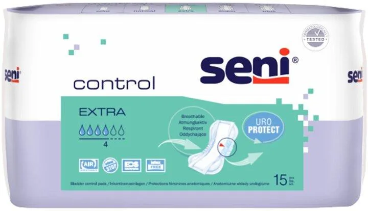 Прокладки урологічні Seni Control extra 15 шт. 4 крап