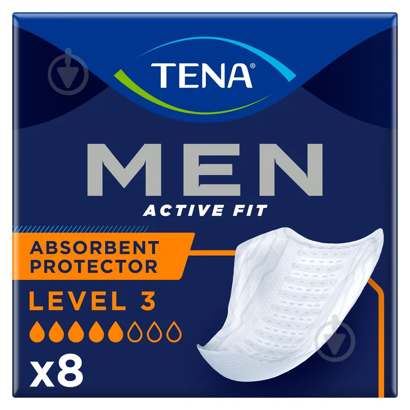 Прокладки урологічні TENA Men level 3 8 шт.