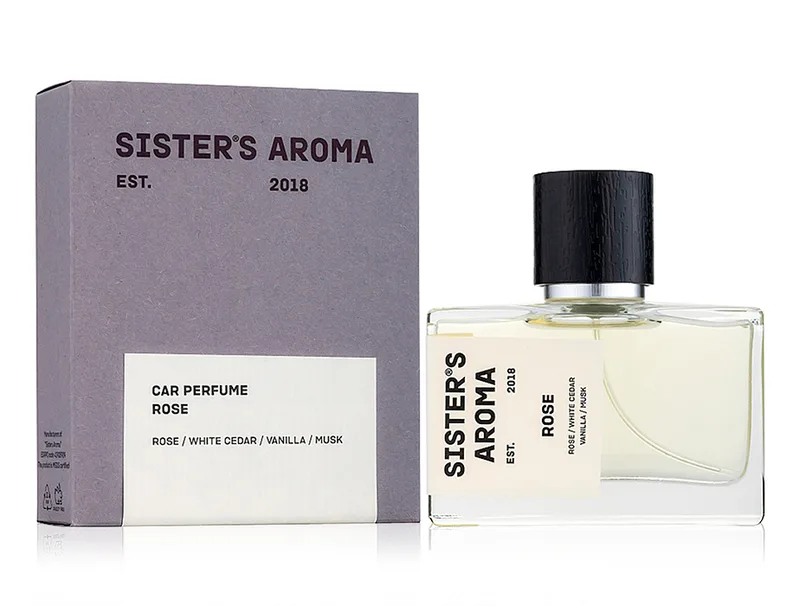 Ароматизатор для авто «Троянда» Sister's Aroma Car Perfume Rose, 50мл