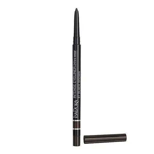 Автоматичний олівець IsaDora Intense Eyeliner 24 Hrs Wear, відтінок 61 (Black Brown), 0,35 г (523466)