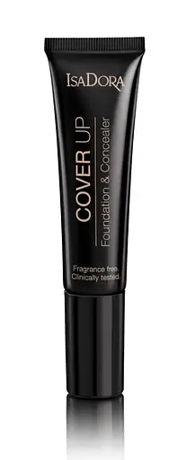 Тональна основа - консилер для обличчя IsaDora Cover Up Foundation & Concealer, відтінок 62 (Nude Cover), об'єм 35 мл (492810)