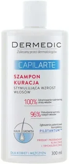 Шампунь стимулюючий та відновлюючий ріст волосся - Dermedic Capilarte 300ml (340353-95488)