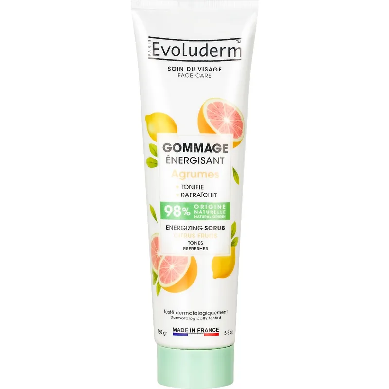 Скраб Evoluderm (Еволюдерм) для обличчя стимулюючий з цитрусами, 150 г
