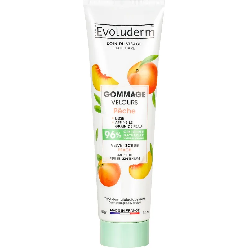 Скраб Evoluderm (Еволюдерм) для обличчя розгладжуючий з персиком, 150 г
