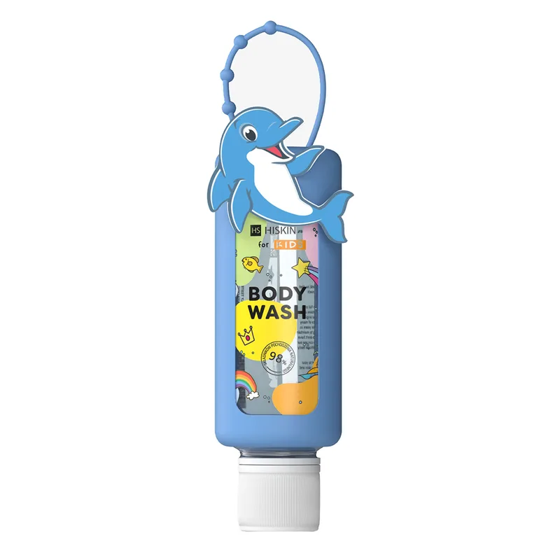 HiSkin For Kids Travel Size дитячий гель-піна для душу та ванни Дельфін 75 мл
