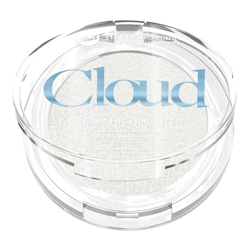 Bell Hypoallergenic Cloud кремовий хайлайтер для обличчя 01 Frosted 5 г