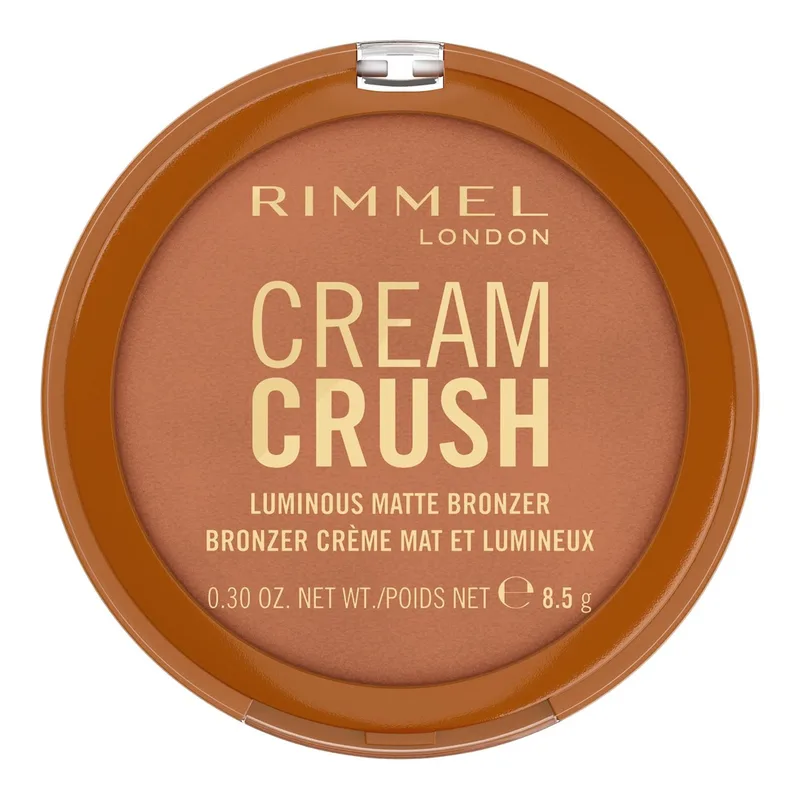 Rimmel Cream Crush бронзер для обличчя з ефектом сяючого матового покриття 002 Cappuccino 8,5 г