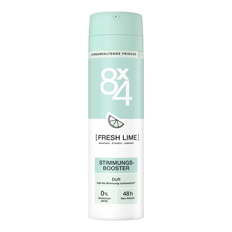 8x4 дезодорант спрей для жінок Fresh Lime 150 мл