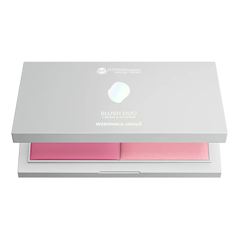 Bell Hypoallergenic x Weronika Jaguś Blush Duo Cream&Powder набір рум'ян 01 Sharpay 18 г