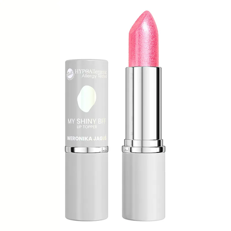 Bell Hypoallergenic x Weronika Jaguś My Shiny BFF Lip Topper блискучий топер для губ у вигляді стіка 02 Pinky Promise 4,7 г
