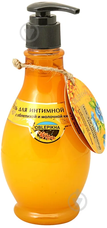 Гель для інтимної гігієни OBLEPIKHA з облепихою та молочною кислотою 275 мл