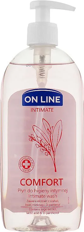 Гель для інтимної гігієни On Line Intimate Comfort з екстрактом шавлії 500 мл