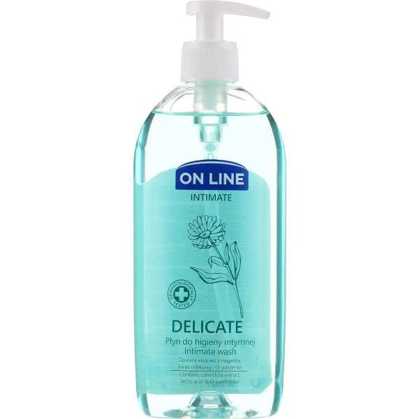 Гель для інтимної гігієни On Line Intimate Delicate з екстрактом календули 500 мл