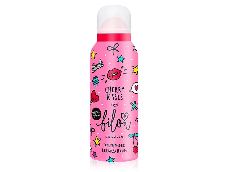 Лосьйон-пінка для тіла «Вишневий поцілунок» Bilou Cherry Kisses Cream Foam, 150мл