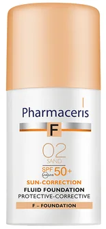Коригувальний захисний тональний флюїд Pharmaceris F SPF50+ Пісок 30 мл (5900717154216)