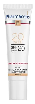 Тональний крем-мус для обличчя Pharmaceris F Capilar Correction Fluid Capillary Skin SPF20 30 20 Nude 30 мл (5900717154711)