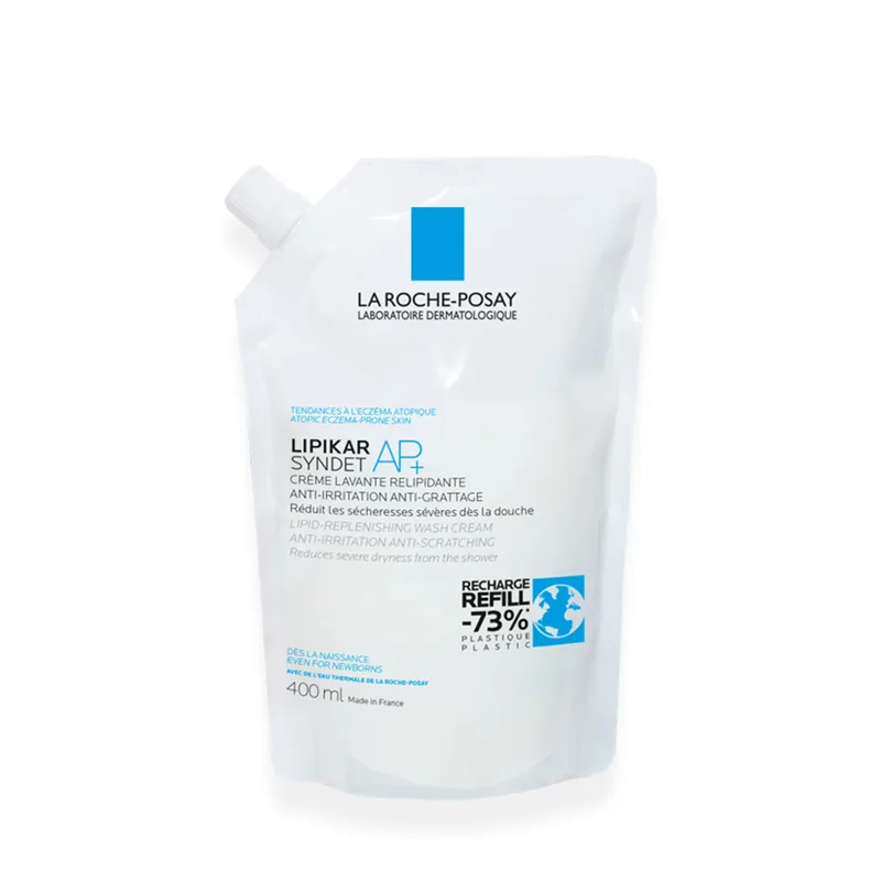 Крем-гель La Roche-Posay (Ля Рош-Позе) Lipikar Синдет АП+ крем-гель, що очищає, для дуже сухої, схильної до атопії шкіри, змінний блок, 400 мл