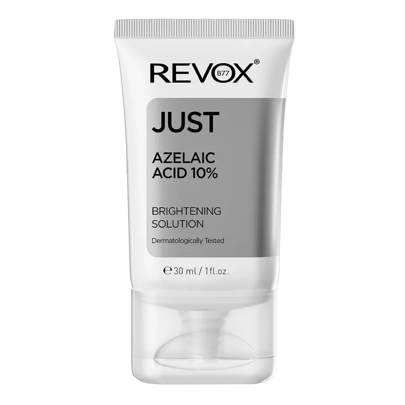 Revox B77 Just Azelaic Acid 10% Brightening Solution — освітлюючий крем для обличчя з 10% азелаїновою кислотою, 30 мл