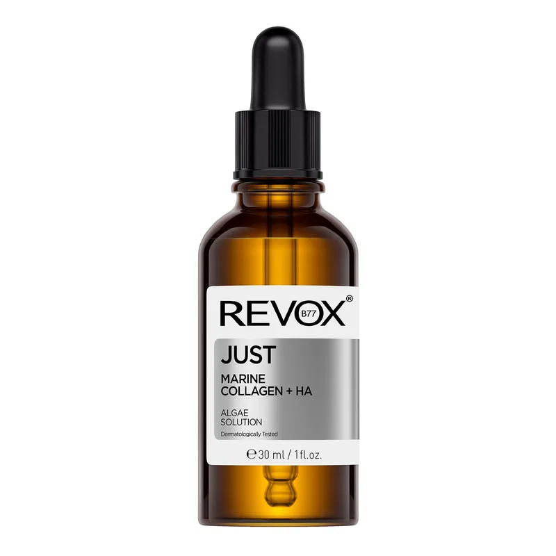 Revox B77 Just Marine Collagen + HA Algae Solution — зволожуюча сироватка для обличчя з колагеном та гіалуроновою кислотою, 30 мл
