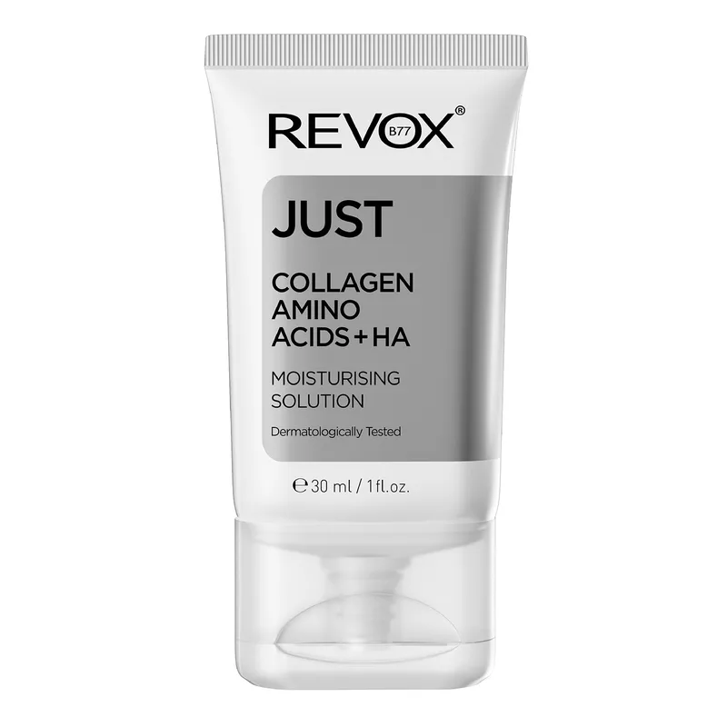 Revox B77 Just Collagen Amino Acids + HA Moisturising Solution — зволожуюча емульсія для обличчя з колагеновими амінокислотами та гіалуроновою кислотою, 30 мл