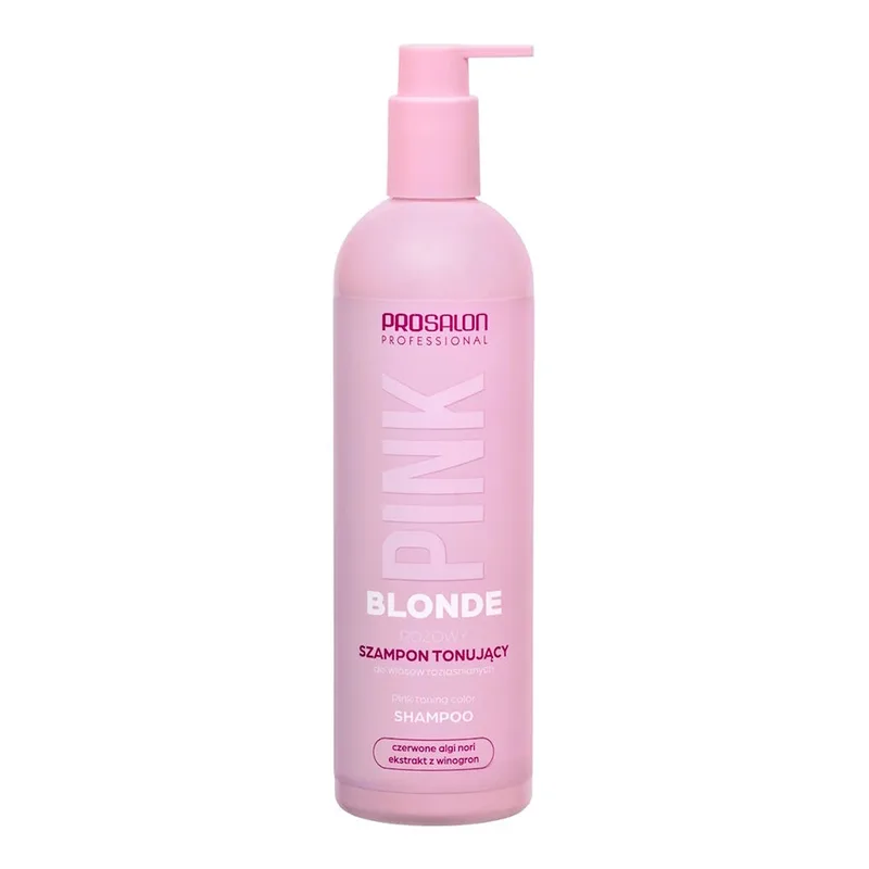 Prosalon Professional Pink Blonde рожевий тонуючий шампунь для освітлених волосся, 500 мл