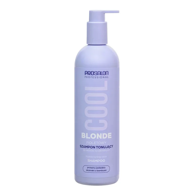 Prosalon Professional Cool Blonde фіолетовий тонуючий шампунь для освітлених волосся, 500 мл
