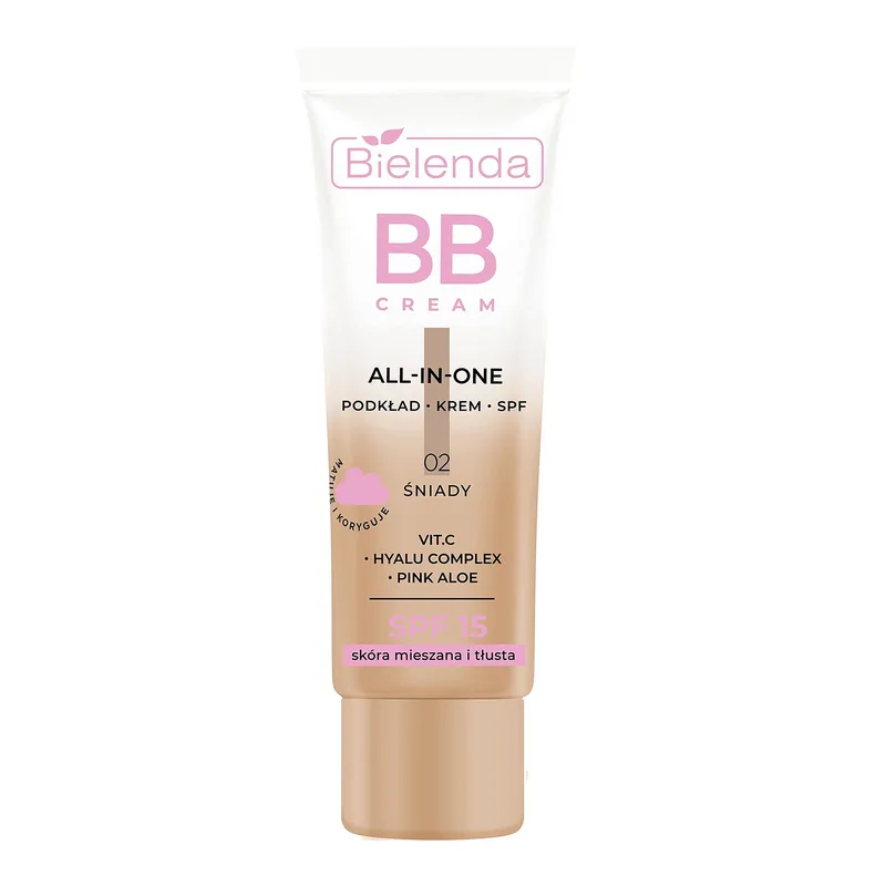 Bielenda All In One BB-крем для комбінованої та жирної шкіри SPF15 02 Смаглявий 30 г