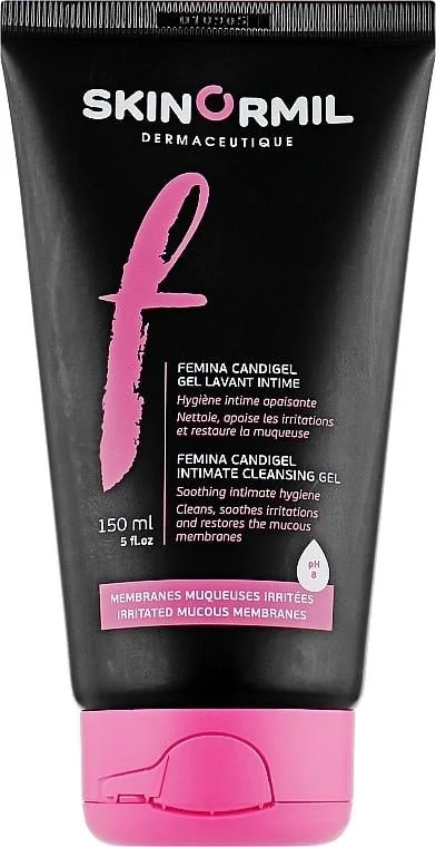 Гель під час грибкової інфекції інтимної зони Скінорміл Skinormil Femina Candigel Intimate Cleansing Gel 150 мл (1629572657)